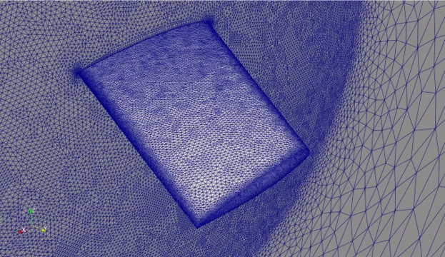Surface mesh of the ONERA M6 wing